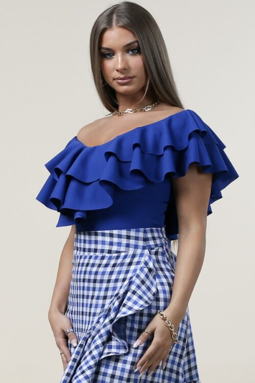 Off the Shoulder Ruffle Top - Image 3